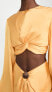 Фото #6 товара Andrea Iyamah Women's Behati Cropped Top, Yellow, Size Large