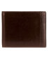 Casablanca Collection Men's RFID Secure Center Billfold with Removable Center Wing Passcase