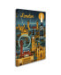 Фото #2 товара Lantern Press 'London' Canvas Art - 12" x 19"