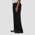 Фото #2 товара Haggar Men Big & Tall Premium No Iron Khaki Flat Pant Classic Fit Black 44Wx30L