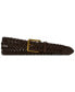 Фото #2 товара Men's Braided Vachetta Leather Belt