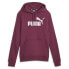 Фото #1 товара Puma Essentials Logo Hoodie Womens Red Casual Outerwear 58678922