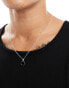 Фото #4 товара ASOS DESIGN sterling silver necklace with black pendant