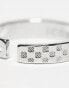 Фото #2 товара Icon Brand check adjustable ring in silver