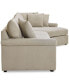Фото #4 товара Wrenley 166" 3-Pc. Fabric Cuddler Chaise Sectional Sofa, Created for Macy's