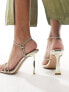 Фото #7 товара Simmi London Wide Fit Adia embellished heeled sandals in gold