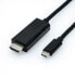 Фото #3 товара Переходник USB Type-C - HDMI ROLINE 11.04.5840 - 1 м - мужской - мужской - 3840 x 2160 пикселей