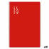 Notebook ESCOLOFI 10 Units Red A4 50 Sheets