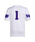 Men's #1 White Washington Huskies Premier Football Jersey