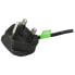 Фото #2 товара StarTech.com 6ft (1.8m) UK Computer Power Cable - 18AWG - BS 1363 to C13 - 10A 250V - Black Replacement AC Power Cord - Kettle Lead / UK Power Cord - PC Power Supply Cable - TV/Monitor Power Cable - 1.8 m - BS 1363 - C13 coupler - SVT - 250 V - 10 A