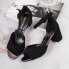 Black sandals on the Vinceza W JAN96B post