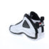 Фото #12 товара Fila Grant Hill 2 1BM00639-113 Mens White Leather Athletic Basketball Shoes