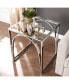 Фото #2 товара Arabelle Square Glass Top End Table