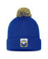 Фото #1 товара Men's Royal Buffalo Sabres 2023 NHL Draft Cuffed Knit Hat with Pom