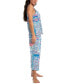 Фото #3 товара Women's 2-Pc. Cropped Pajamas Set