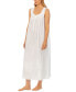 Women's Cotton Dobby-Stripe Ballet Nightgown