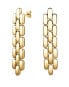 Trendy Gold Plated Legacy Drop Earrings JELLG-J891