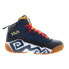 Фото #1 товара Fila MB 1BM01865-410 Mens Blue Leather Lace Up Athletic Basketball Shoes