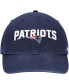Фото #3 товара Men's Navy New England Patriots Clean Up Alternate Logo Adjustable Hat