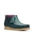 Фото #4 товара Clarks Wallabee Boot 26168831 Mens Green Leather Lace Up Chukkas Boots