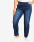 Plus Size High Rise Jegging Average Length Jean