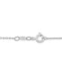 ფოტო #4 პროდუქტის Cubic Zirconia Heart 18" Statement Necklace in Sterling Silver