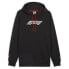 Фото #1 товара Puma F1 Logo Graphic Pullover Hoodie Mens Black Casual Outerwear 62569301