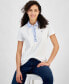 Фото #1 товара Women's Contrast Trim Polo Shirt