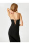 Фото #1 товара Вечернее платье Koton тонкостенное со спинкой скрещиваемое