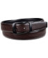 Фото #2 товара Men's Reversible Pebble Dress Belt, Created for Macy's