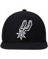 Фото #3 товара Men's Black San Antonio Spurs Ground 2.0 Snapback Hat