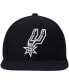 Бейсболка Mitchell & Ness мужская черного цвета San Antonio Spurs Ground 2.0 Snapback Hat Черный - фото #3