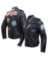 Men's Black Aerosmith Big Ones Graphic Biker Full-Zip Jacket