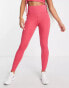 Фото #1 товара HIIT legging with ruched detail in pink