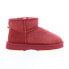 Фото #1 товара Emu Australia Sharky Micro W12548 Womens Red Suede Ankle & Booties Boots 7