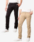 Фото #1 товара Men's Super Stretch Slim Fit Everyday Chino Pants, Pack of 2