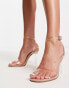 Фото #8 товара ASOS DESIGN Notion barely there heeled sandals in clear