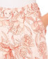 Фото #3 товара Шорты CeCe женские с поясом на завышенной талии и в складку с цветочным принтом