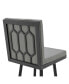 Rochester Swivel Modern Metal and Faux Leather Bar and Counter Stool