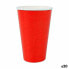 Фото #1 товара Набор стаканов Algon Одноразовые Картон Красный 10 Предметы 350 ml (20 штук)