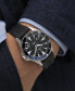 ფოტო #4 პროდუქტის Men's Swiss Automatic Khaki Navy Scuba Black Rubber Strap Watch 40mm