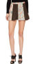Фото #2 товара Red Valentino 247705 Womens Herringbone Prints Intarsia Shorts Camello Size 40