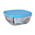 Фото #1 товара Герметичная коробочка для завтрака Duralex Freshbox Синий Квадратный (14 x 14 x 6 cm) (610 ml)