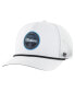 ფოტო #1 პროდუქტის Men's White Miami Marlins Fairway Trucker Adjustable Hat