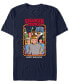 ფოტო #1 პროდუქტის Men's Stranger Things Snowy Group Short Sleeves T-shirt