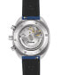 ფოტო #2 პროდუქტის Men's Swiss Automatic Chronograph DS-2 Blue Synthetic Strap Watch 43mm