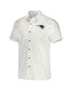 Фото #3 товара Men's NFL x Darius Rucker Collection by White New England Patriots Woven Button-Up T-shirt