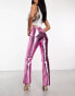 Фото #2 товара Amy Lynn soft stretch Lupe trouser in iced pink