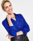 Women's Collared Button-Down Blouse, Created for Macy's