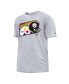 Фото #3 товара Men's White Pittsburgh Steelers Gameday State T-shirt